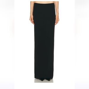 NWOT Eterne Black Maxi Straight Women's Classic Long Emma Skirt $165 Sz S